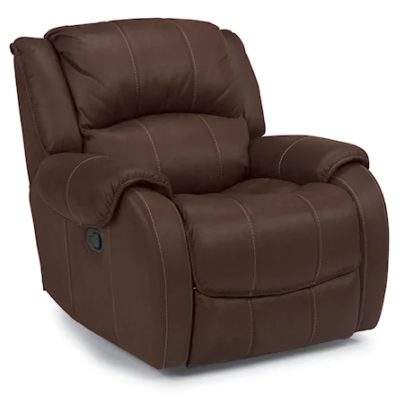 Power Motion Recliner with Pillow Top Arms